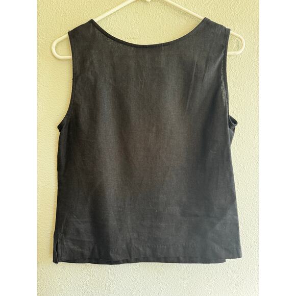 I.S.C. Vintage Linen Tank Top Size S - Picture 2 of 7
